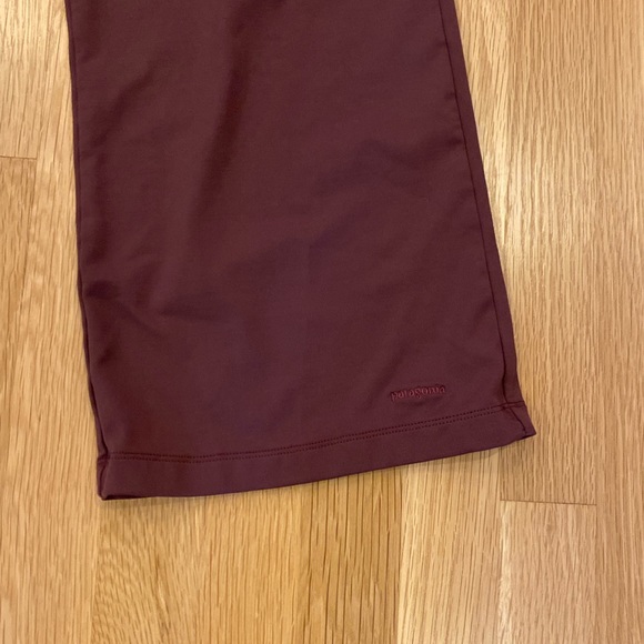 Patagonia Womens Cropped Yoga Pants Drawstring Waist /Pockets Purple /Size Small - Picture 2 of 10